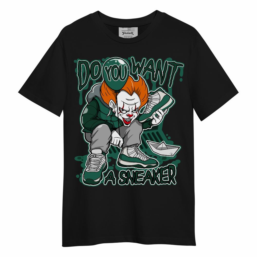 Shirt To Match Oxidized Green 4s - Clown Scary Sneakers Halloween Graphic Unisex Shirt
