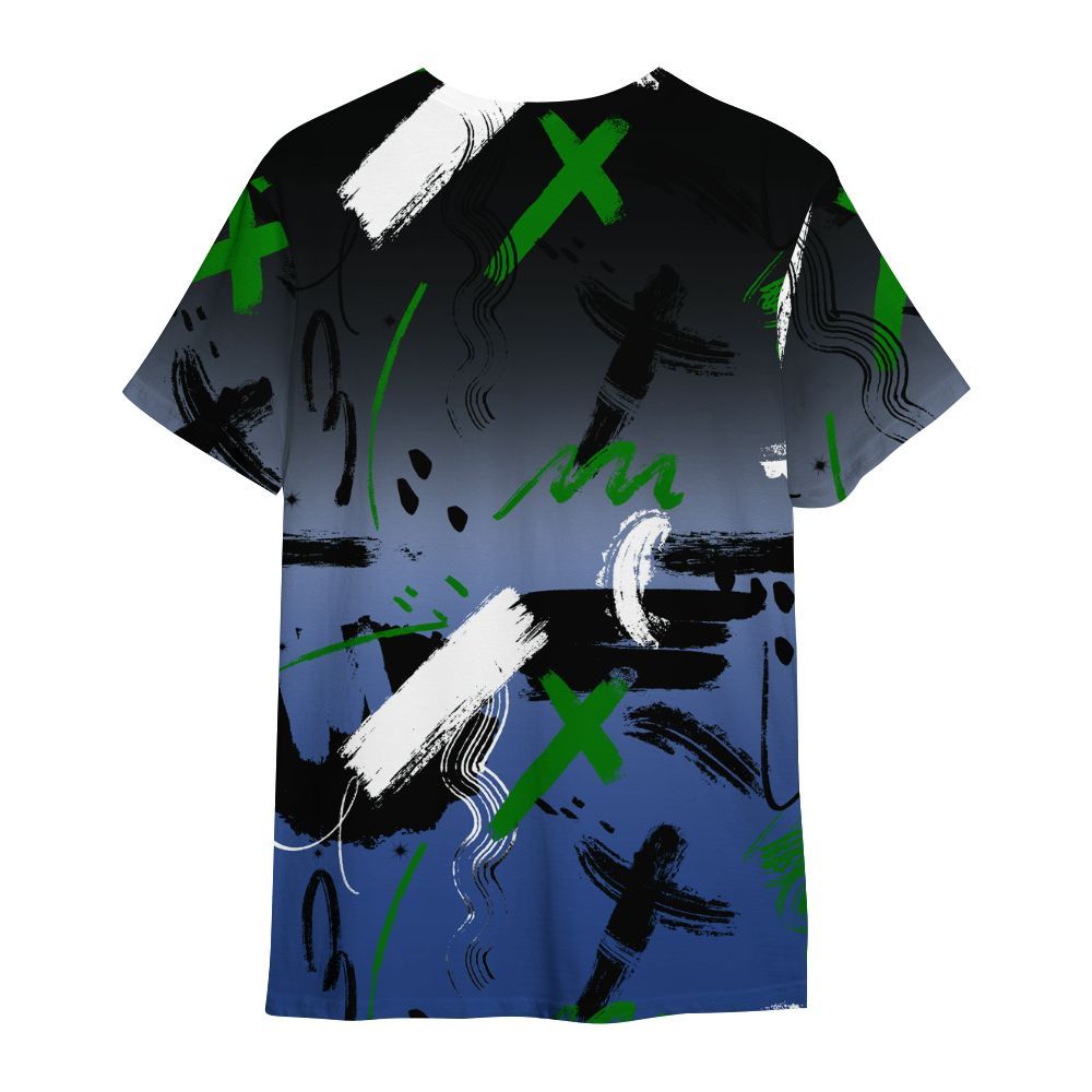 Shirt To Match Retro Hyper Royal 13s - Money Hustle Grind Pray All Over Print