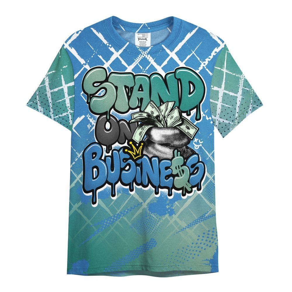 Shirt To Match Low Carolina 17s - Halftone Stand Business Dripping All Over Print