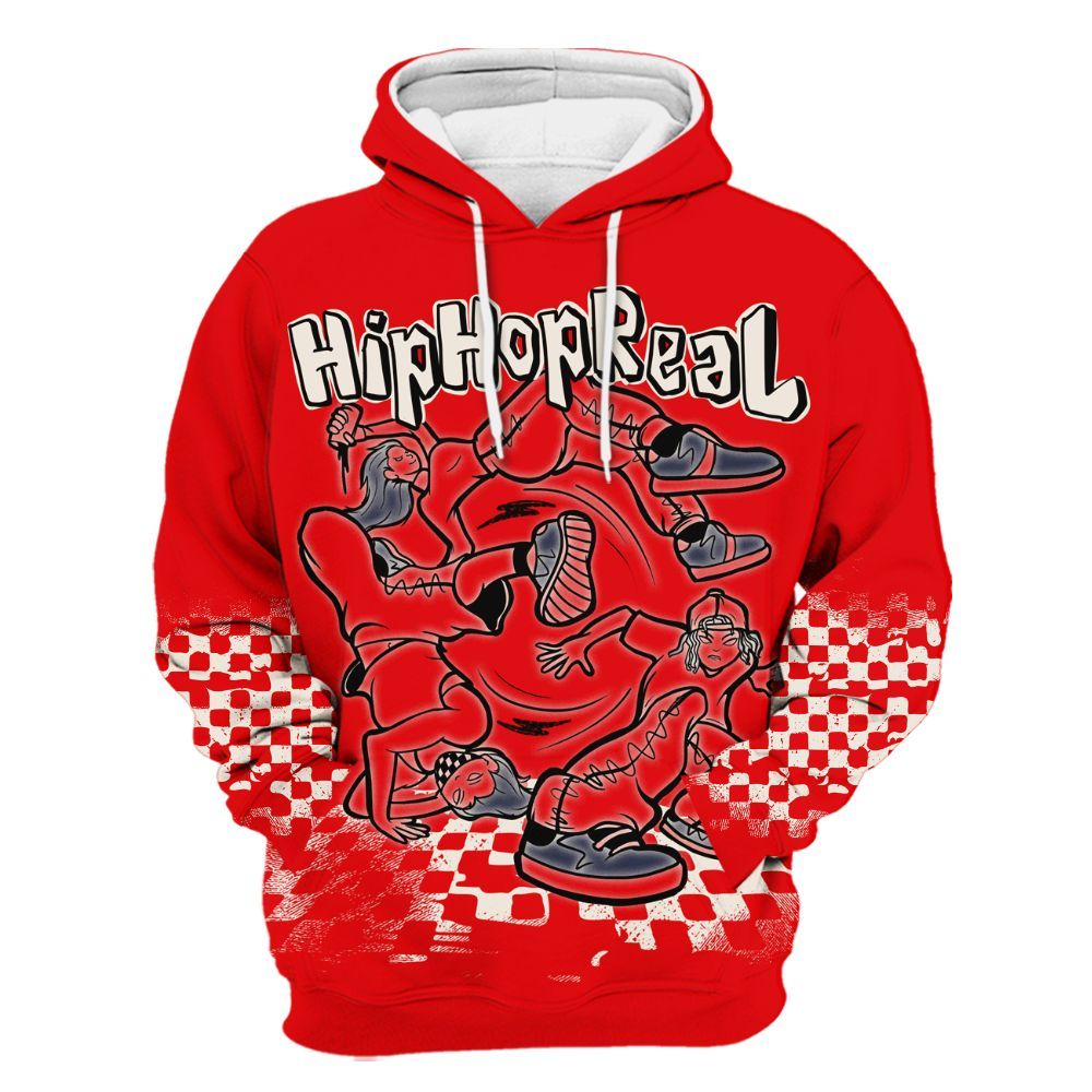 Hoodie To Match Low OG Howard University 1s - Feel Life Street Style All Over Print