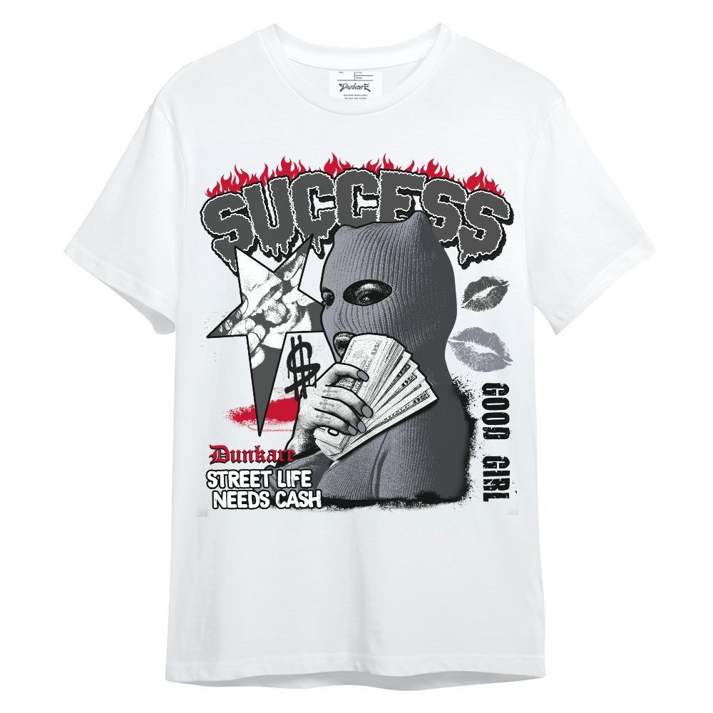 Shirt To Match Retro Black Flint 13s - Success Money Good Girl Unisex Shirt