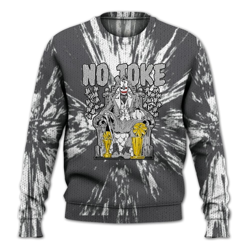 Knitted Sweater To Match White Thunder 4s - Ain't Joke Skeleton Luxury