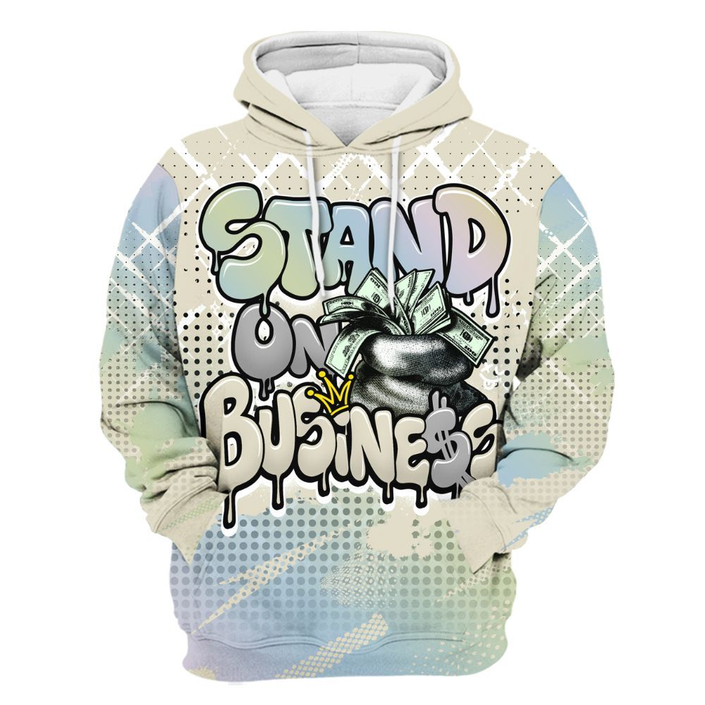 Hoodie To Match Joins Year Of The Snake 5s - Halftone Stand Business Dripping All Over Print