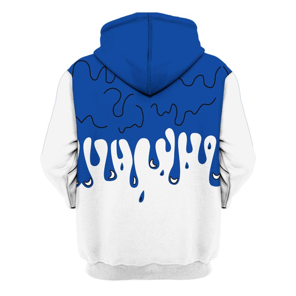 Hoodie To Match Low Game Royal 1s - Snake Trust No One Drip All Over Print