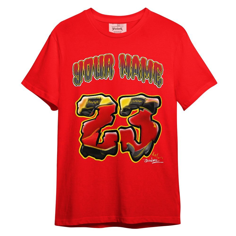 Shirt To Match Ferrari 14s - Custom Name Shoes Drip 23 Graphic