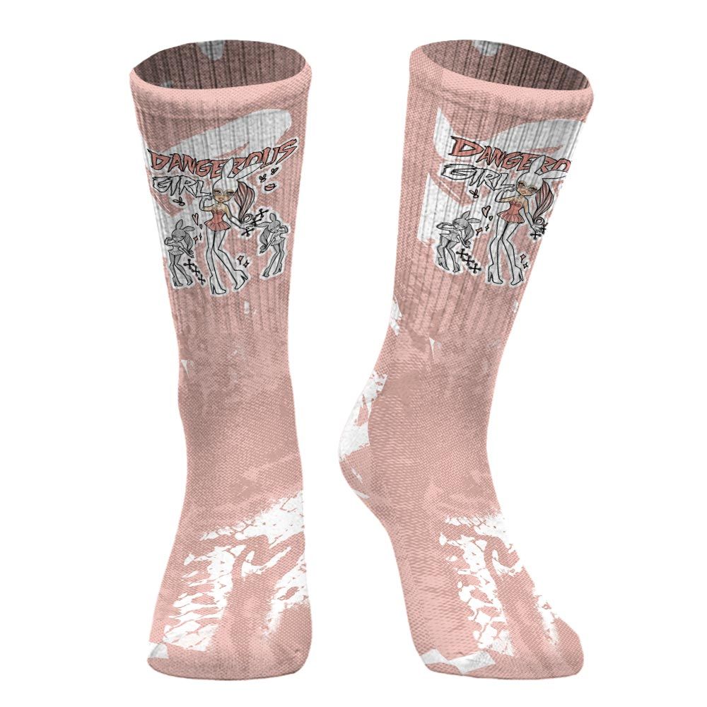 Sock To Match Low Legend Pink 11s - Dangerous.Girl