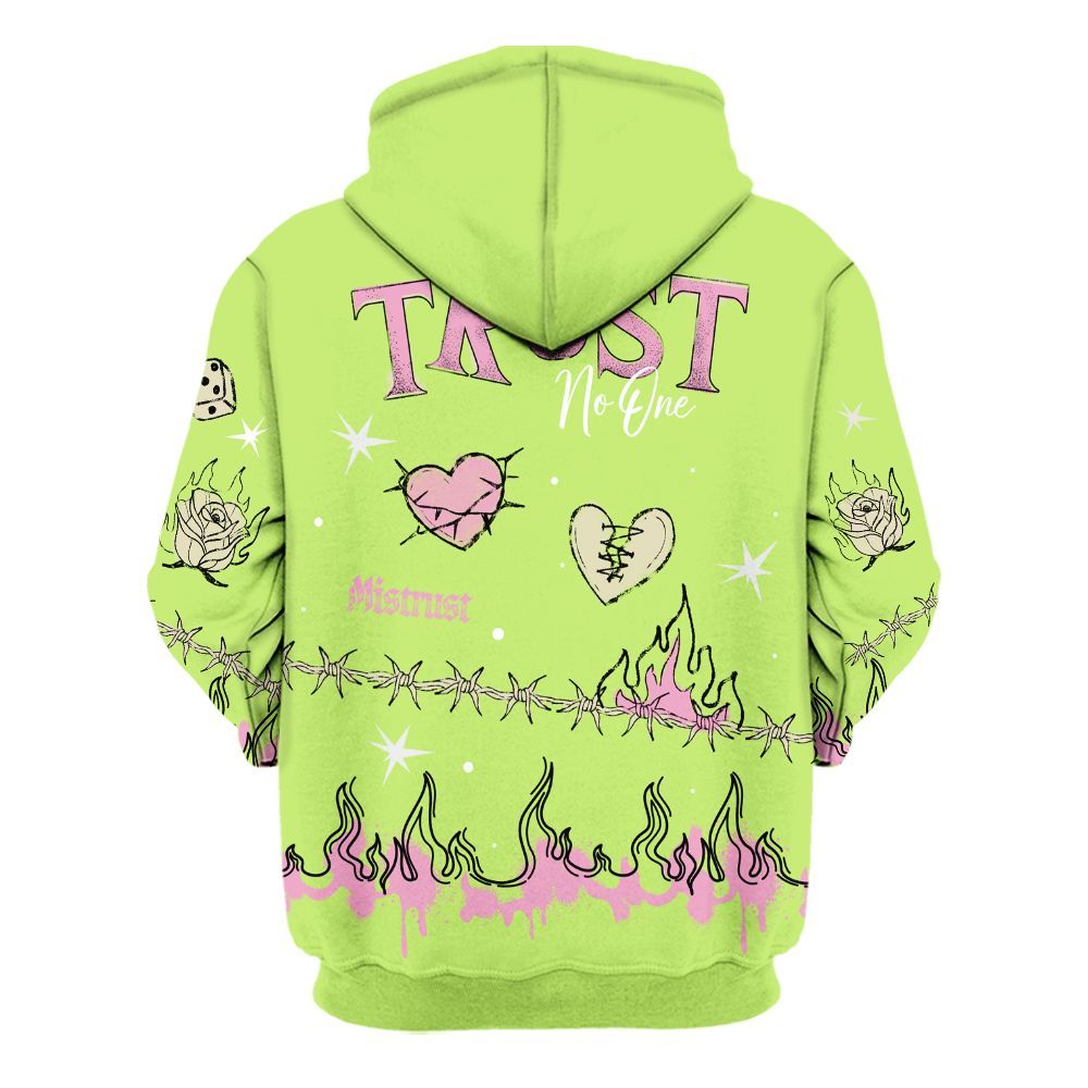 Hoodie To Match Jack Black Night Silver - Trust No One Snake-Bite Doodle Crayon All Over Print