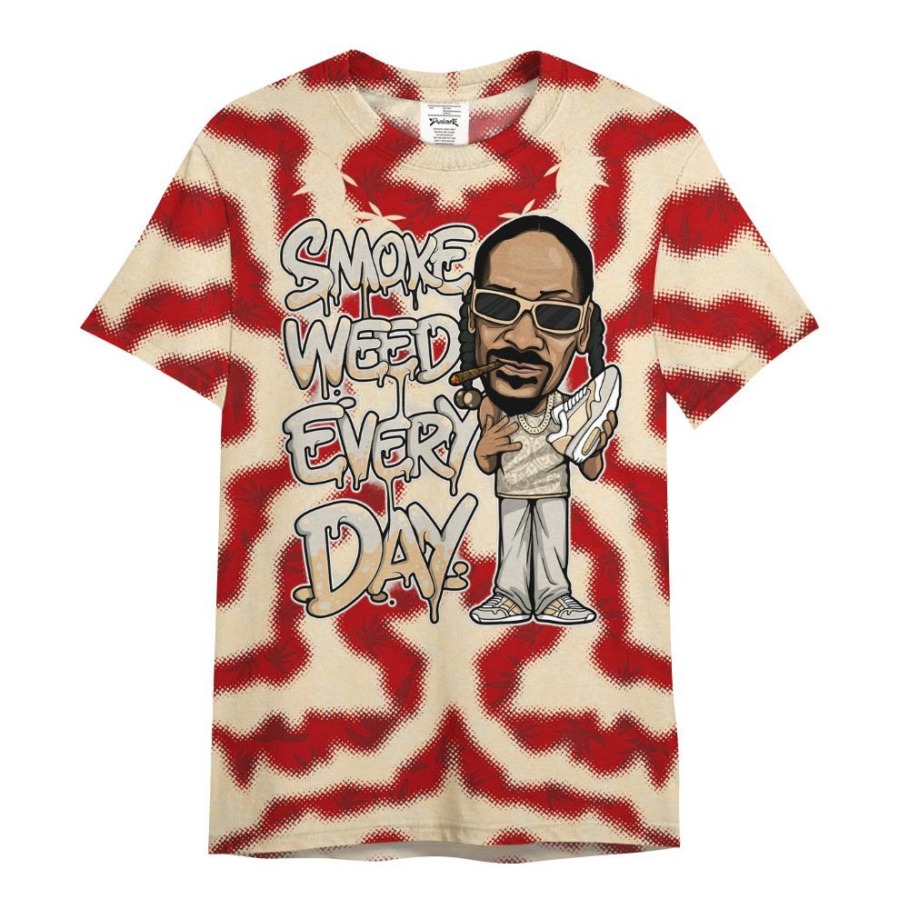 Shirt To Match Dunk Low Strawberry Waffle - Smoking Every Day Graphic Weeding Art All Over Print