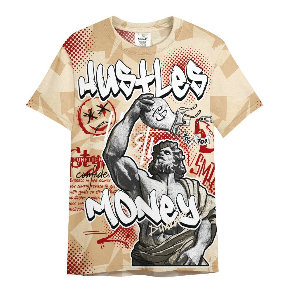 Shirt To Match Dunk Low Strawberry Waffle - Huslte Money Retro All Over Print