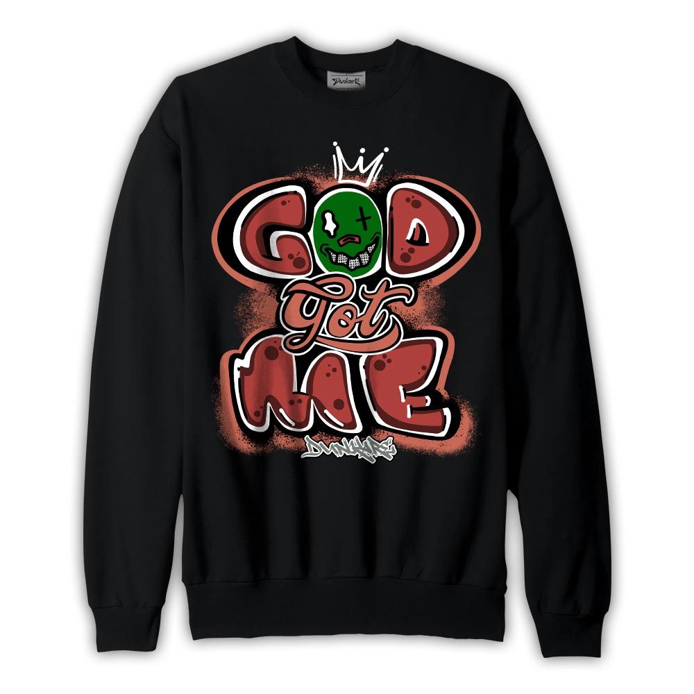 Sweatshirt To match Dune Red 13s Sweatshirt - God Got Graffiti Graphic