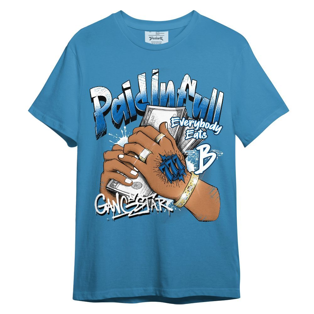 Shirt To Match Blueberry 12s - Lucky Money Paid In Full Graphic