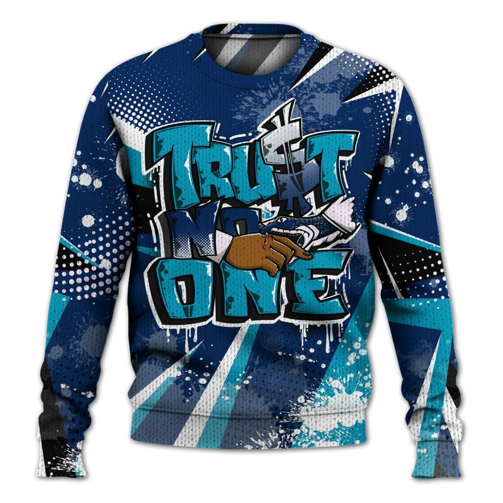 Knitted Sweater To Match Kobe 5 X-Ray - Poly Trust No One Dripping