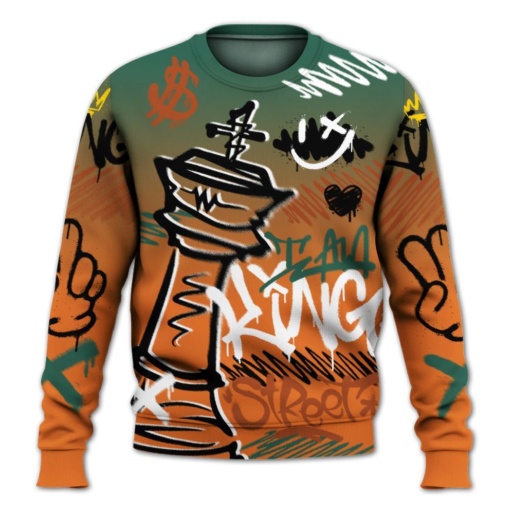 Sweatshirt To Match Dunk Low Ceramic - Street King Chess Streetwear All Over Print