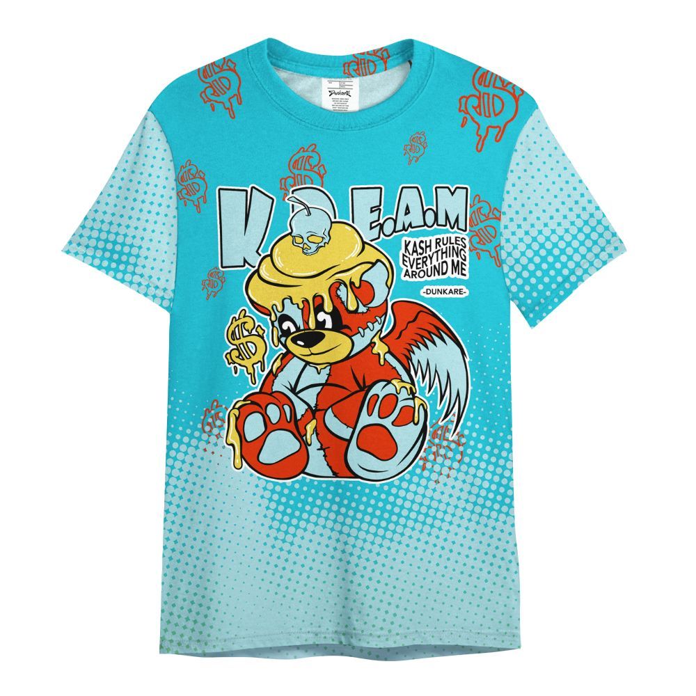 Shirt To Match Dunk Low KD 17 N7 - Loot Bear Unique Drip All Over Print