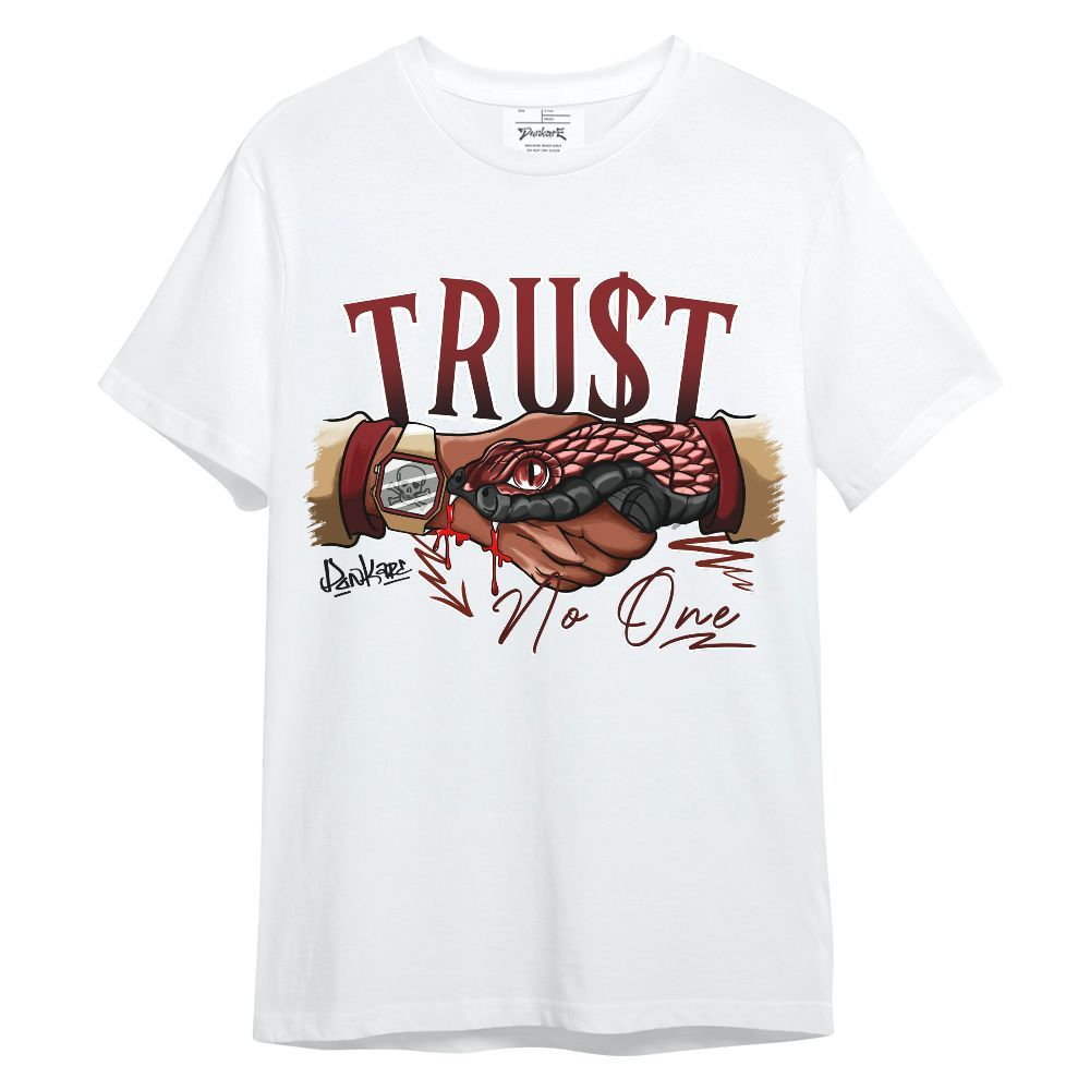Shirt To Match Bin 23 3s - Snake Trust No One Graphic