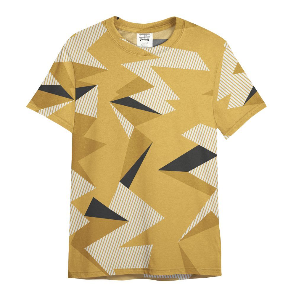 Shirt To Match Retro Light Ginger 14s - Geometric Camouflage Pattern All Over Print