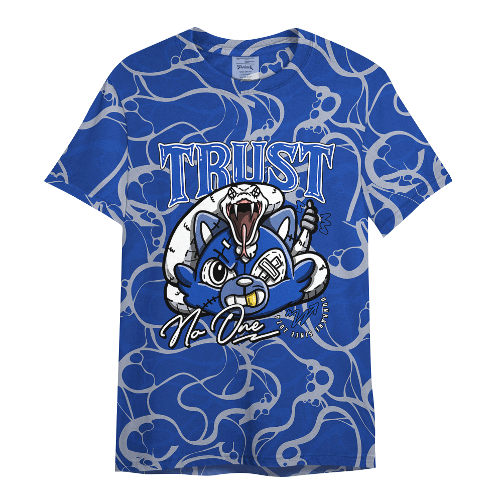 Shirt To Match Air Foamposite One Royal - Trust No Raccoon Bubble Graphics Shirt Unisex