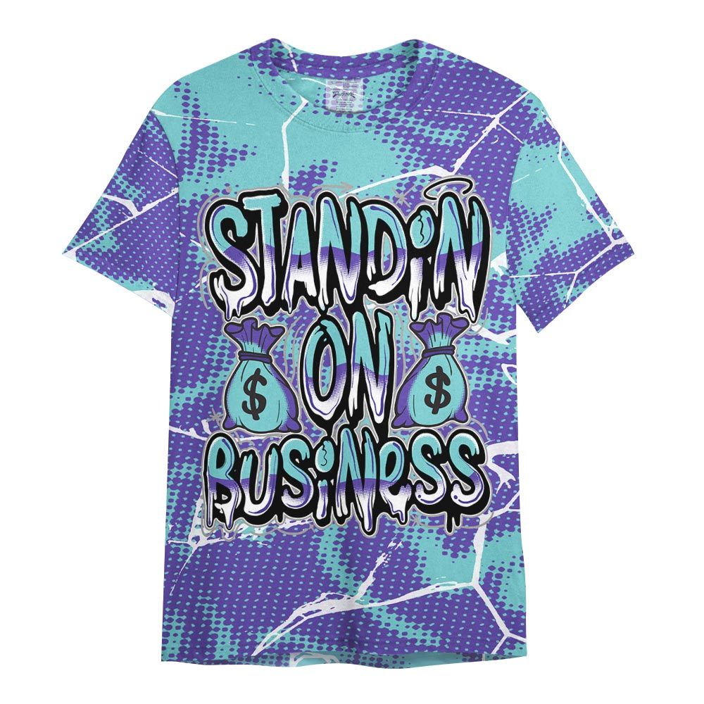 Shirt To Match Low Hornets 1s - Standin' Business White Graphic Crack Shirt Unisex