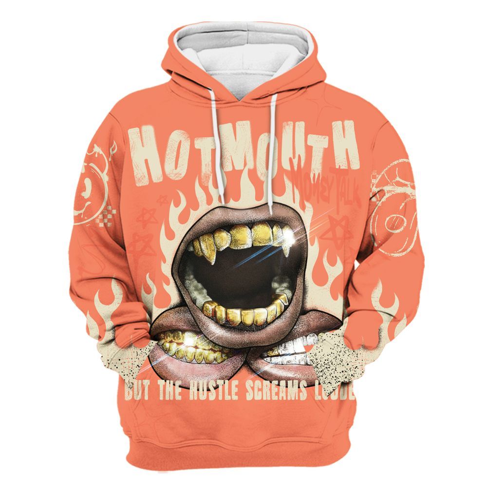 Hoodie To Match DJ Khaled Crimson Bliss 5s - Mouth Burning Street Style All Over Print