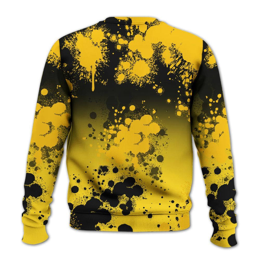 Sweatshirt To Match Retro Thunder 4s - God Blessed Ink Drip All Over Print