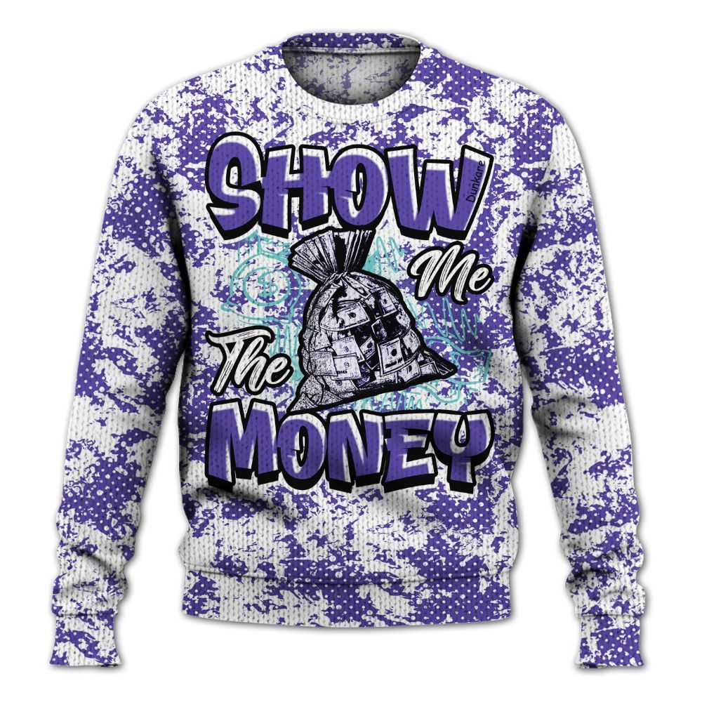 Knitted Sweater To Match Low Hornets 1s - Show Me The Money Retro