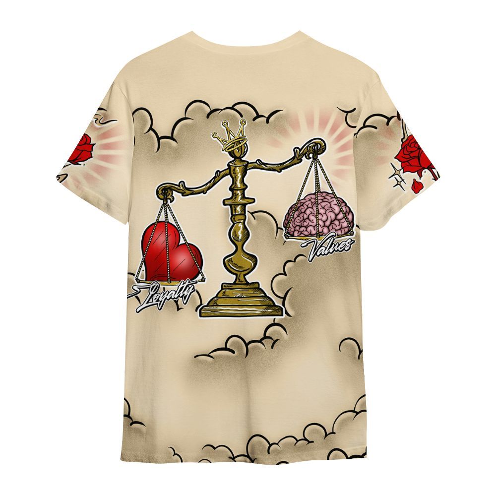Shirt To Match Dunk Low Strawberry Waffle - Loyalty Wins Everything All Over Print