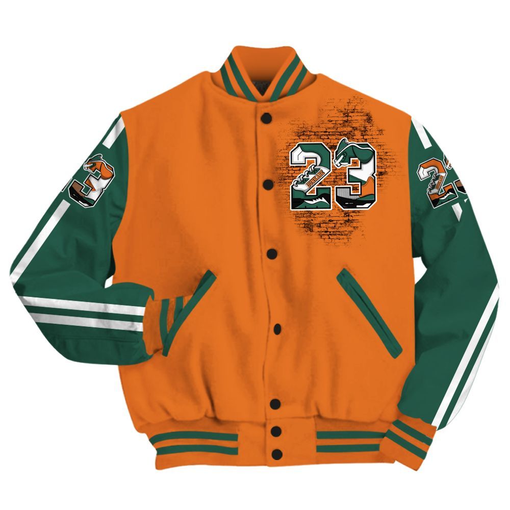 Varsity Jacket To Match Dunk Low Ceramic - Custom Name Number 23 5s All Over Print