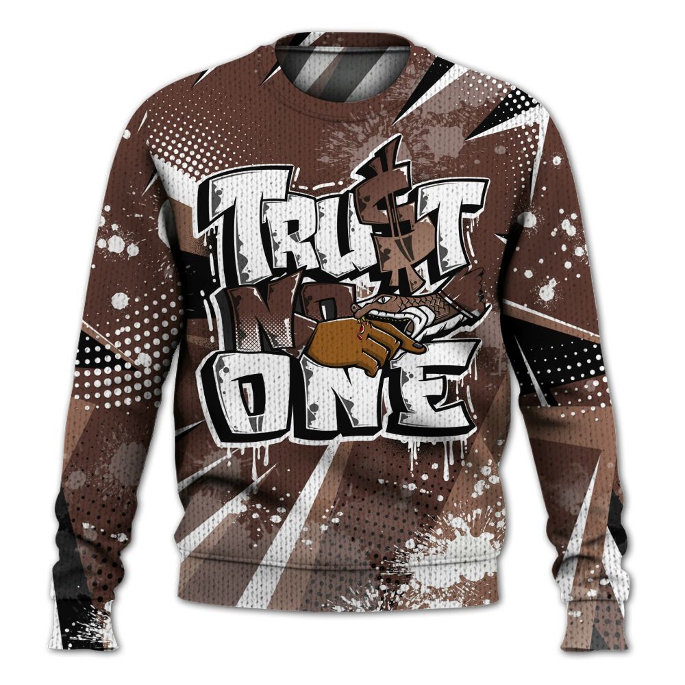 Knitted Sweater To Match KD 4 Christmas - Poly Trust No One Dripping