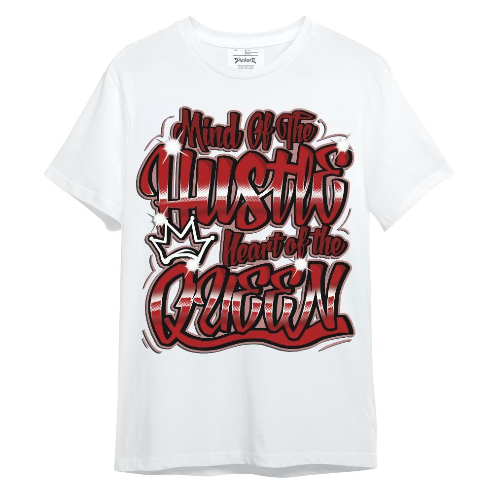 Shirt To Match Red Taxi 12s - Hustles Heart Queens Unisex Shirt