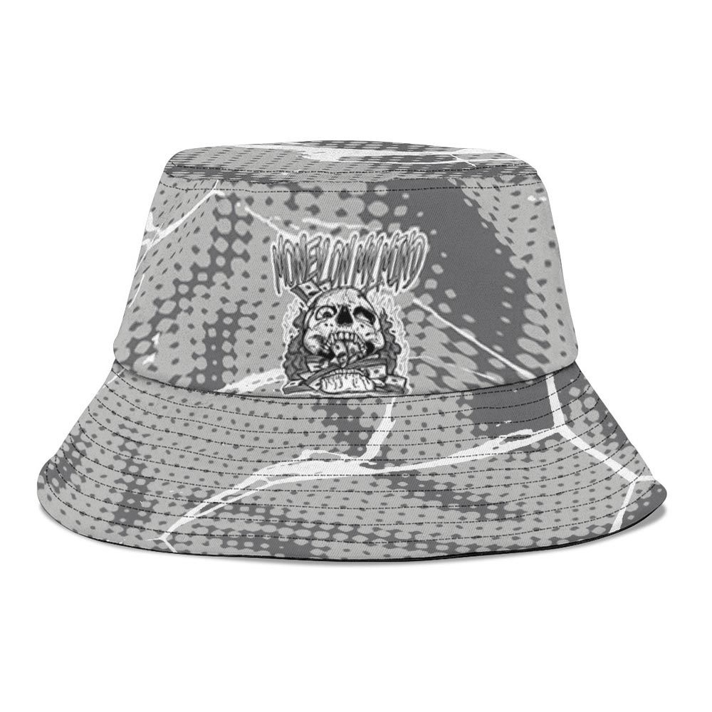 Bucket Hat To Match Retro Wet Cement 4s Graphic, MOMM Skeleton