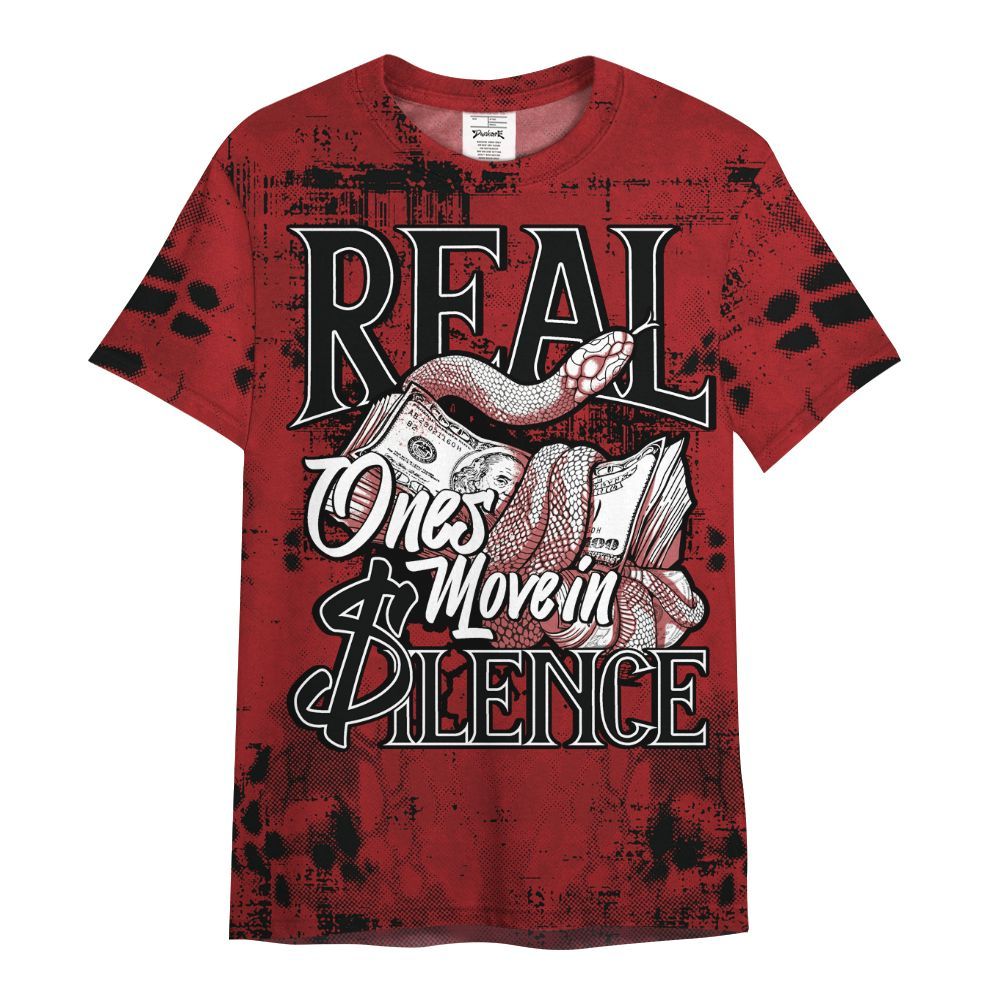 Shirt To Match Alternate Flu Game 12s - Snake Move In Silence All Over Print