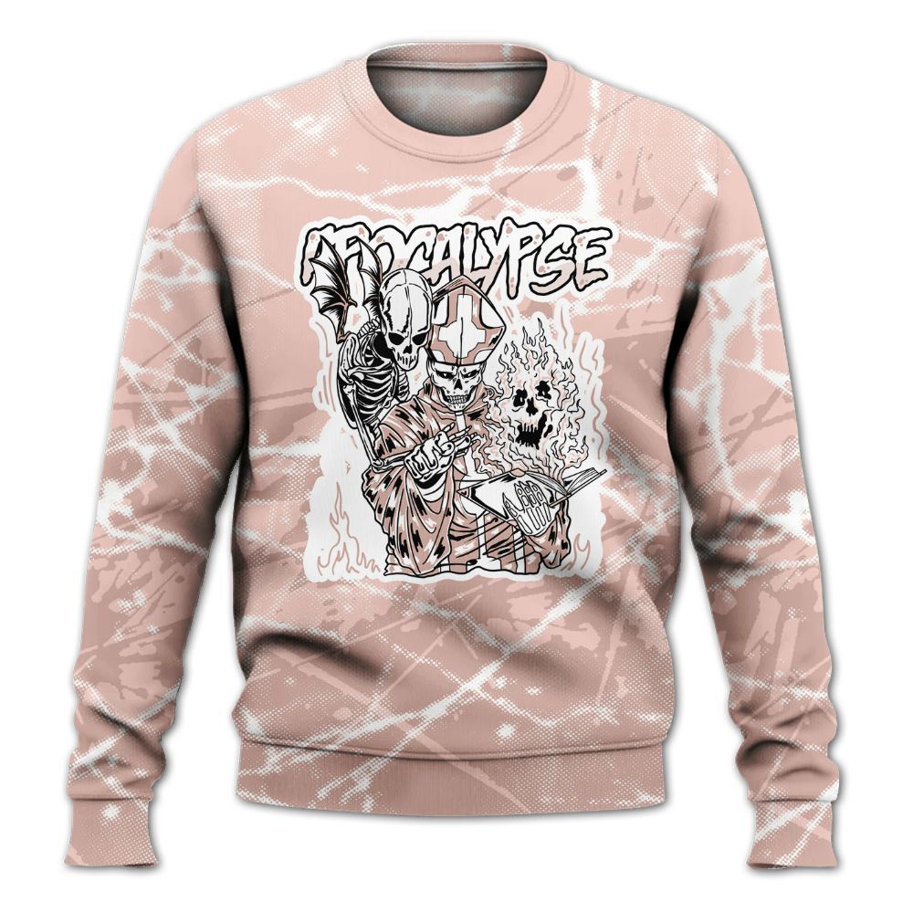 Sweatshirt To Match Low Legend Pink 11s - Apocalypse Skeleton Profound All Over Print