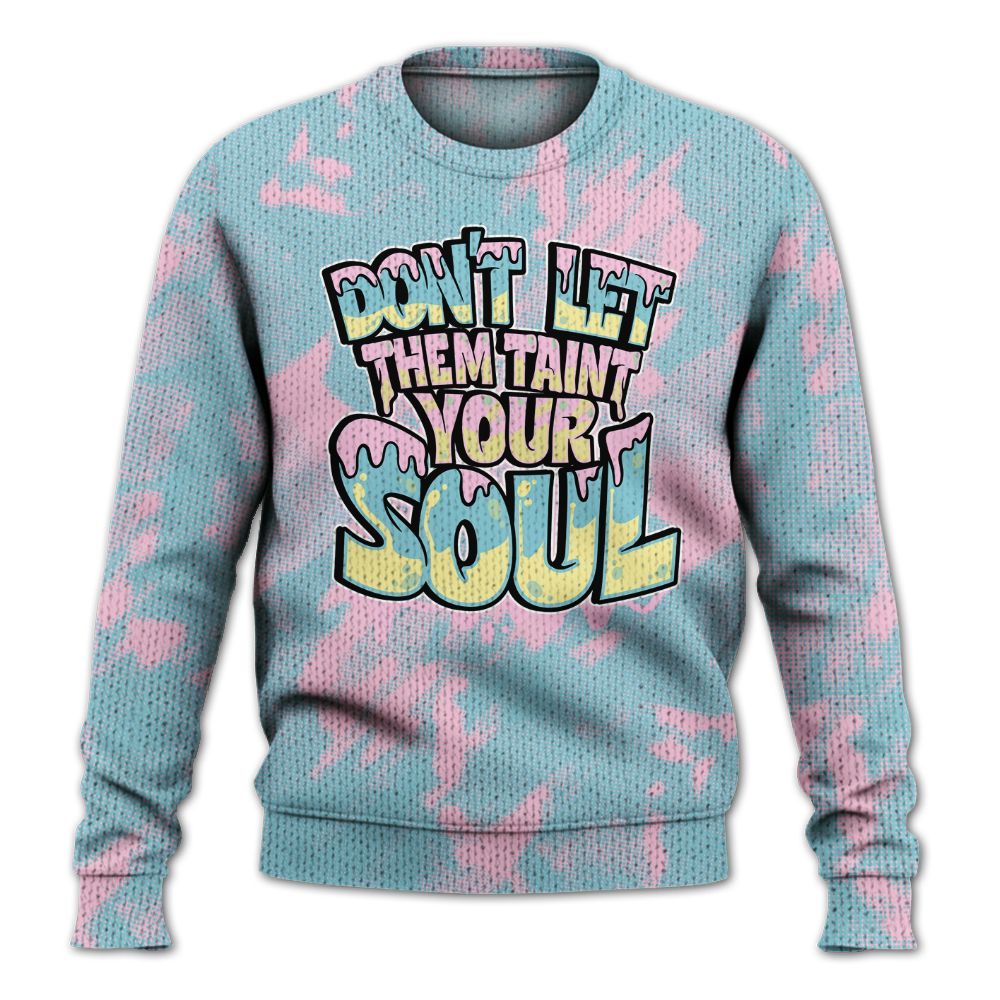 Knitted Sweater To Match SB Dunk Low Visty - Never Taint Your Soul Shirt Unisex Oufit