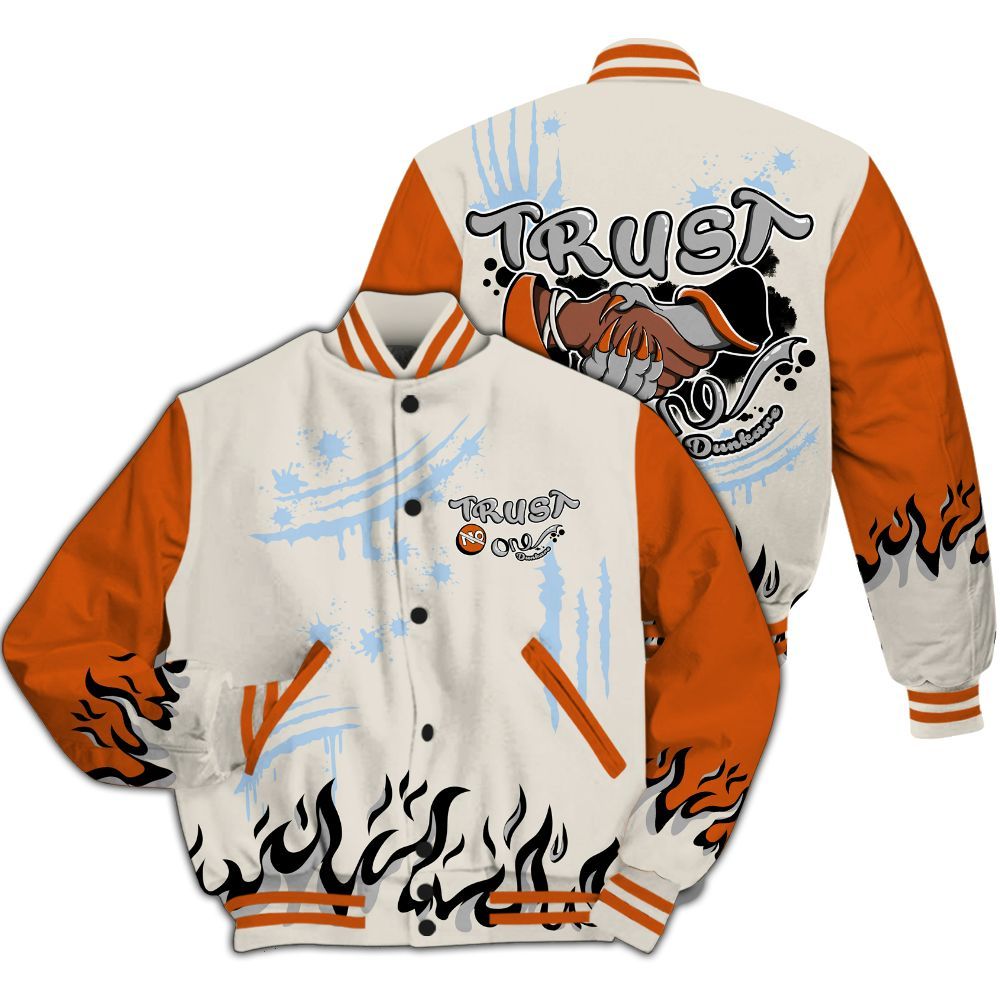 Varsity Jacket To Match SE Craft 5s - Graphic Trust No One All Over Print