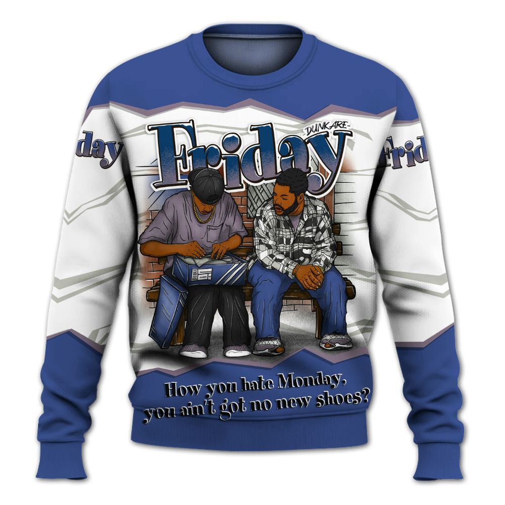 Sweatshirt To Match Low OG Voodoo Alternate 1s - Friday Movie 90s TV All Over Print