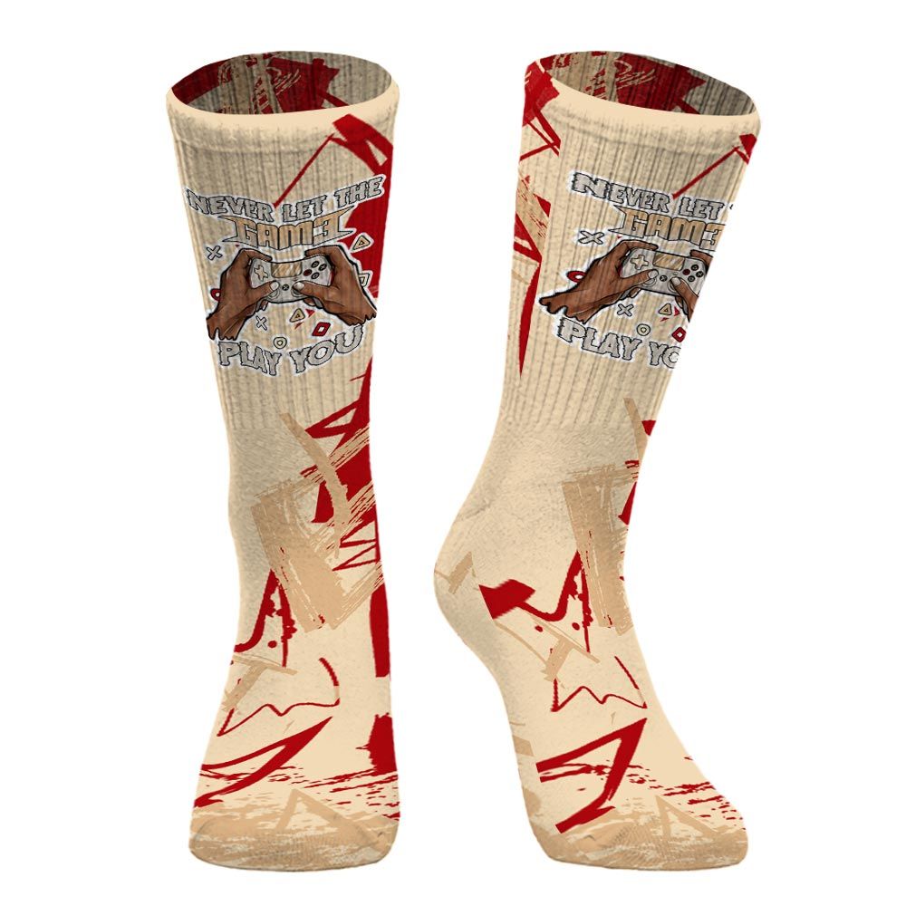 Sock To Match Dunk Low Strawberry Waffle - PlayGame Human Messyz