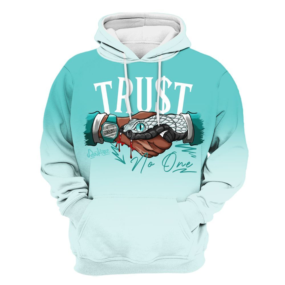 Hoodie To Match KD 4 Easter 2025 - Trust No One Drip All Over Print
