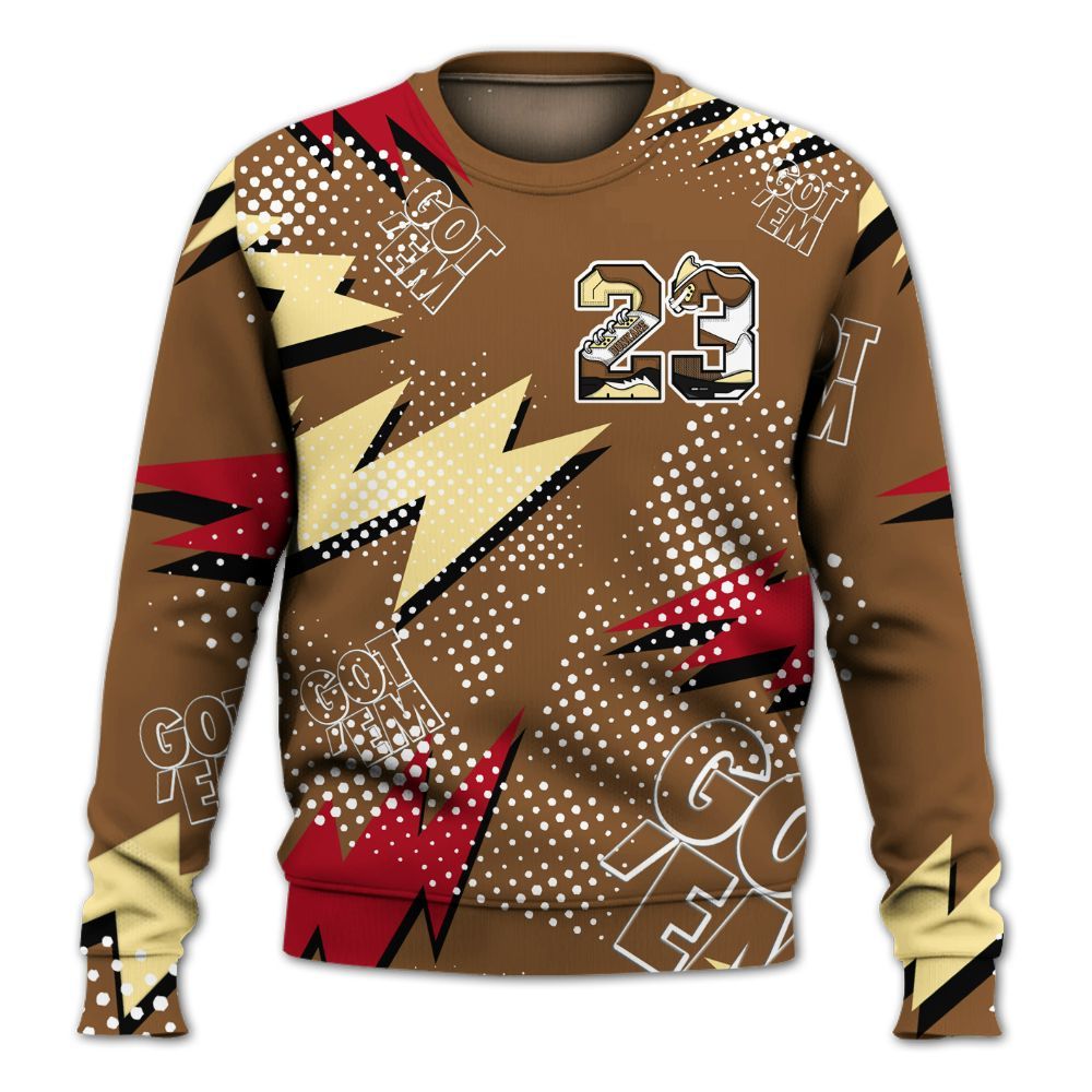 Sweatshirt To Match Air Max 90 Escape - Custom Name Number 23 5s All Over Print