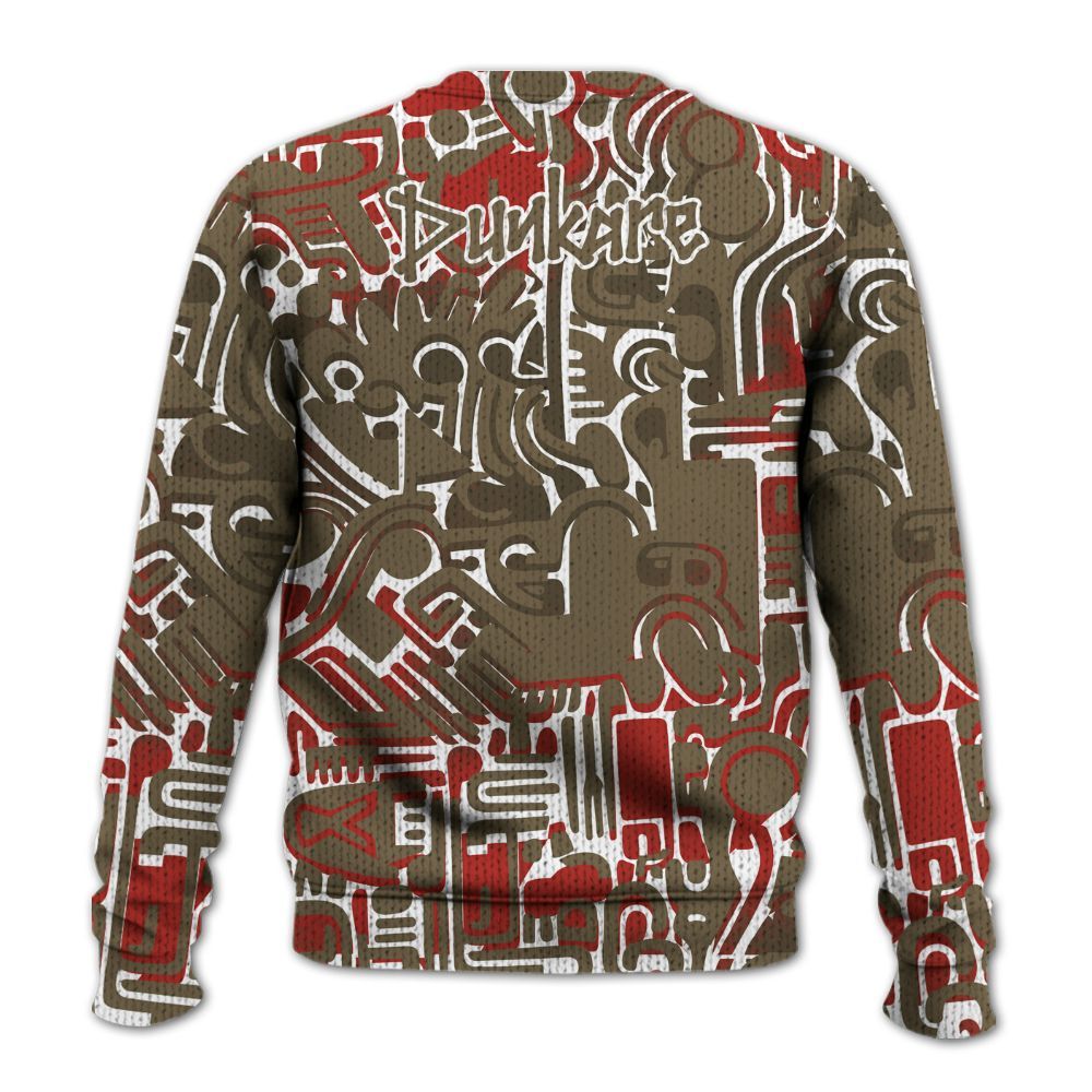 Knitted Sweater To Match Olive 9s - Humble Hustle Retro