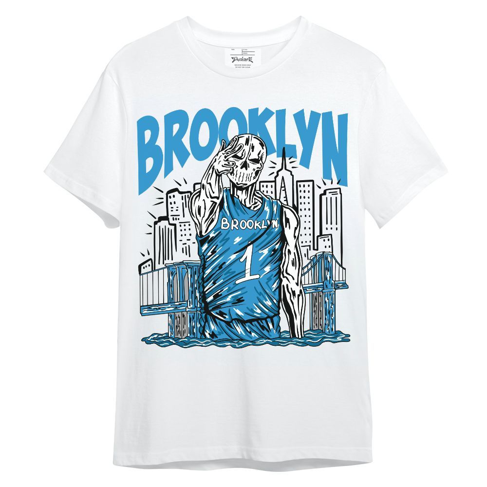 Shirt To Match Powder Blue 9s - Brooklyn's Skeleton Unisex Shirt
