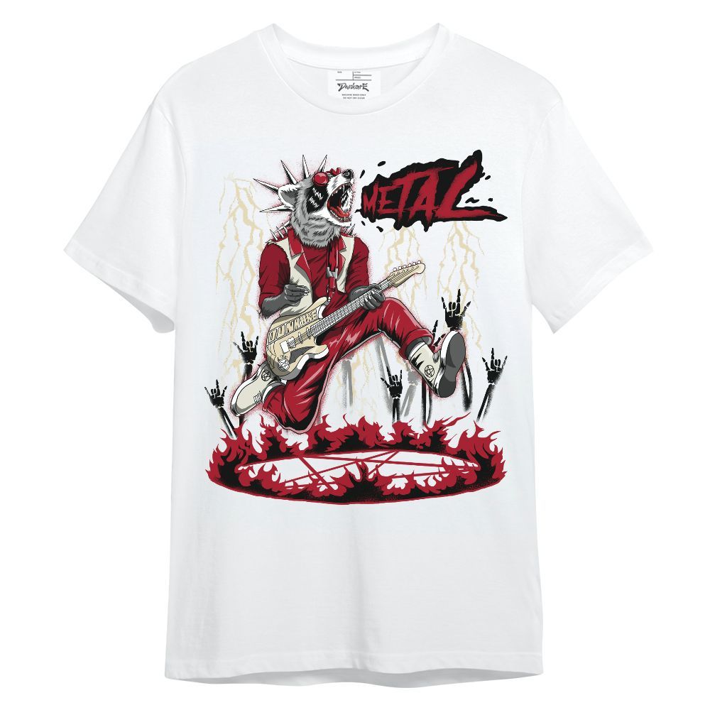 Shirt To Match 2025 High OG Cinnabar 1s - Punk Rock Raccoon Unisex Shirt