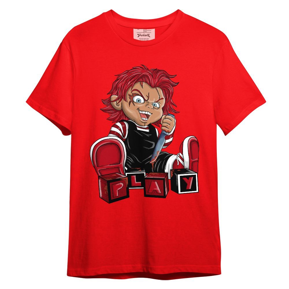 Shirt To Match Bred Velvet 11s - Play Horror Unisex Shirt