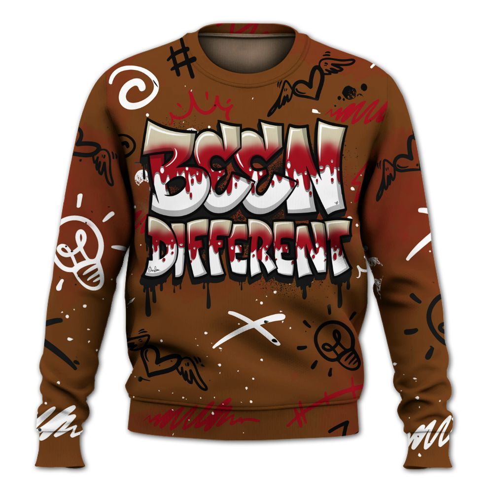 Sweatshirt To Match Archaeo Brown 5s - Drip Been Di2ferent All Over Print