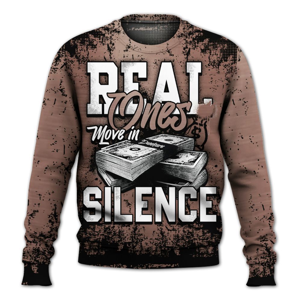 Sweatshirt To Match KD 4 Christmas - Move In Silence Money Street Retro All Over Print