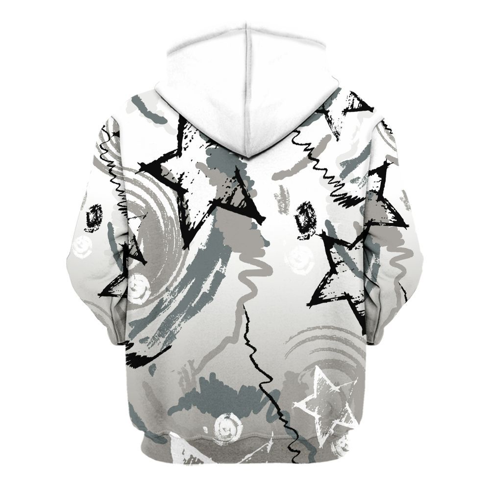 Hoodie To Match Cool Grey 9s - Grind Shine Later Drip All Over Print