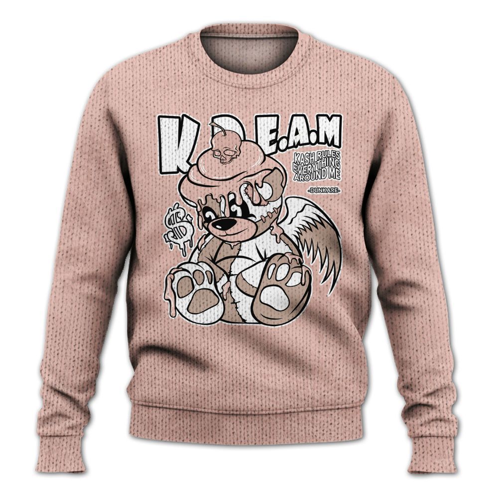 Knitted Sweater To Match Dunk Low Pink Velvet - Loot Bear