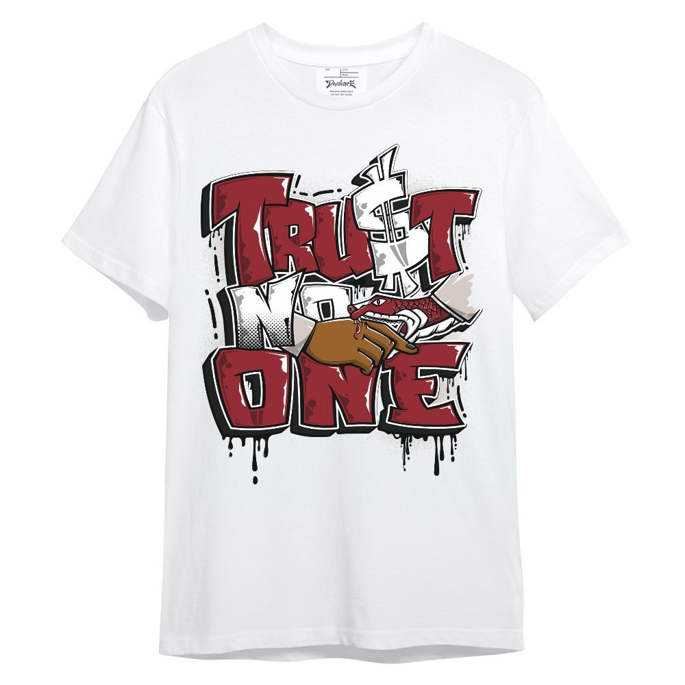 Shirt To Match High Black Toe Reimagined 1s - Trust No One Drip Unisex Shirt