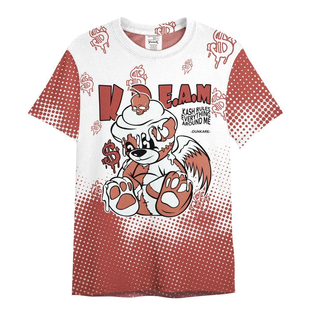 Shirt To Match Dune Red 13s - Loot Bear Unique Drip All Over Print