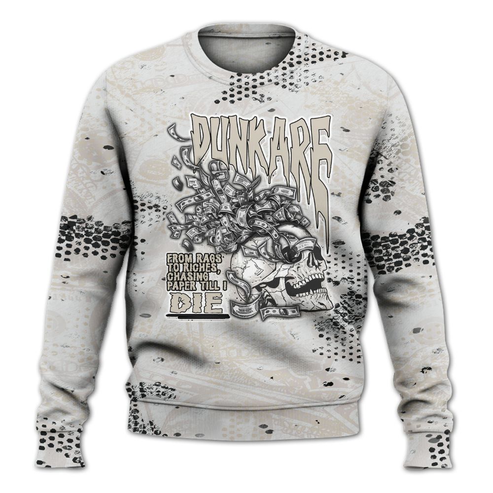 Sweatshirt To Match Retro Reverse Metallic 5s - From Rags To Riches All Over Print