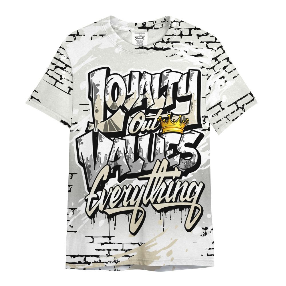 Shirt To Match Grand Finale 11s Shirt, Values Of Loyalty Drip All Over Print